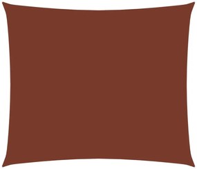 vidaXL terrakotta téglalap alakú oxford-szövet napvitorla 6 x 7 m