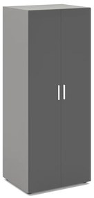 Szekrény ProX 79,8 x 62,2 x 196,5 cm, grafit / fehér