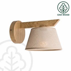 Brilagi - LED  Fali lámpa ANTHONY 1xE14/40W/230V tölgy/bézs