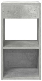 Éjjeliszekrények fiókos 2 db betonszürke 35x34x66,5 cm