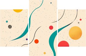 Kép - Minimalista színes illusztráció (90x60 cm)