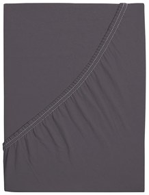 4Home Mako jersey lepedő antracit, 90 x 200 cm