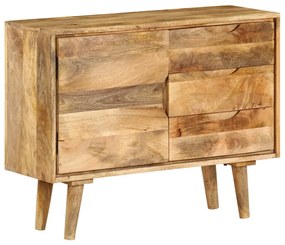 tömör mangófa tálalószekrény 90 x 30 x 69 cm
