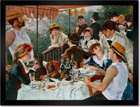 Poszterek keretben 40x30 Evezősök reggelije