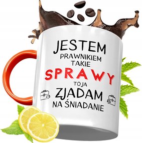 Narancssárga Bögre Ügyvédnek Ajándék fényképes nyomtatással