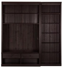 Barna borovi fenyő nappali bútor szett 214x223 cm Anita – Støraa