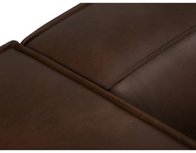 Sötétbarna bőr sarokkanapé (variálható) Madame – Windsor &amp; Co Sofas