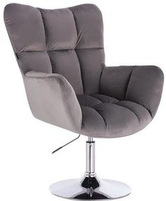 HR650N Grafit modern velúr szék