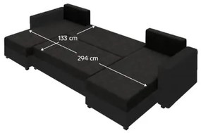 Univerzális ülőgarnitúra Timotej (cornet 10 + öko-bőr d8 + cornet 18). 1064106