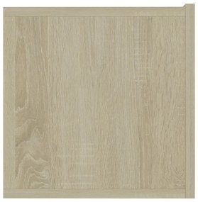sonoma tölgy szerelt fa TV-szekrény 120 x 30 x 30 cm