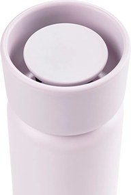 Világos rózsaszín rozsdamentes acél termobögre 400 ml Singles – Zone