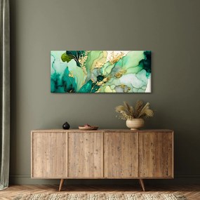 Kép - Zöld absztrakció (120x50 cm)
