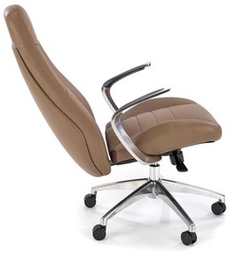 Sleek irodai fotel, barna
