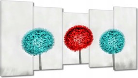 Vászonkép 150x80 Piros pitypang