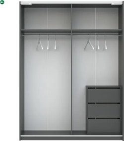 BERNO gardróbszekrény 150 cm