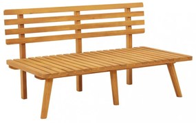 tömör akácfa kerti pad párnákkal 115 cm