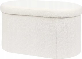 Nagy Kétszemélyes Puff Nyitható Puff Tárolórekesszel 71 CM Bársonyos 90KG-IG