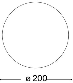 Ideal Lux - Univerzális MAPA E27 pótüveg Ø 20 cm fehér