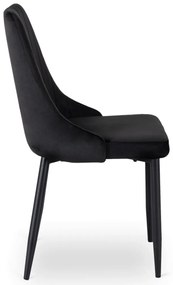 Fekete Bársony Étkezőszék. BARI
