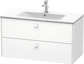 Duravit Brioso szekrény 102x47.9x55.3 cm Függesztett, mosdó alatti fehér BR410301818