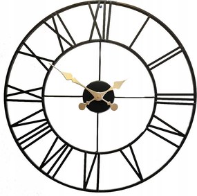 Látványos Nagy Fekete Falióra Atrix Loft ATL60RB 60 cm Római Számok