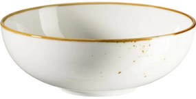 Mäser Bowl Pintar Fehér barna pöttyök 17 cm, 17 cm