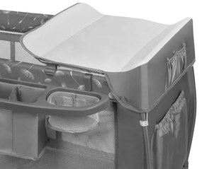 Lionelo - Utazó kiságy SVEN PLUS szürke