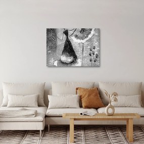 Kép - Afrikai festészet (70x50 cm)