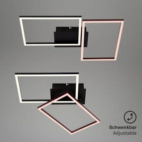 Briloner 3149-018 - LED Dimmelhető felületre szerelhető csillár FRAME 2xLED/15W/230V + távirányító