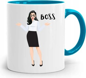 Kék Bögre Főnöknek Boss Ajándék fényképes nyomattal
