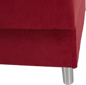 Kihúzható kanapé, piros, ALADA