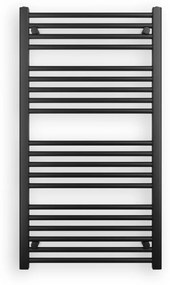 Törölközőszárító radiátor 60 x 110 cm - Nero Italia (fekete)