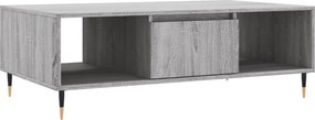vidaXL szürke sonoma szerelt fa dohányzóasztal 104 x 60 x 35 cm