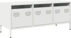 vidaXL fehér hidegen hengerelt acél TV-szekrény 101,5 x 39 x 43,5 cm
