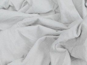 Jersey gumis lepedő lycrával ezüst 180 x 200 cm