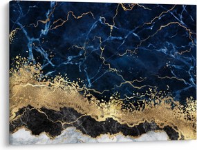 Kép - Sötétkék márvány (70x50 cm)