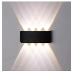 Top Light - LED Kültéri fali lámpa RAY LED/8W/230V IP44 4000K fekete