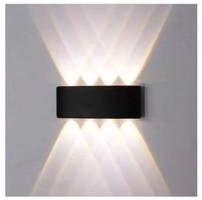 Top Light Top Light - LED Kültéri fali lámpa RAY LED/8W/230V IP44 4000K fekete TP1767