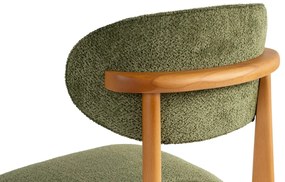 Lionte Green and Dark Oak étkezőszék szett, 2 db