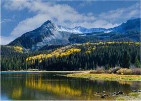 Üveg kép - Lost Lake, Oregon (70x50 cm)