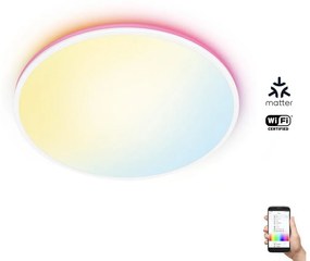 WiZ WiZ - LED RGBW Dimmelhető mennyezeti lámpa RUNE LED/21W/230V fehér Wi-Fi WI0056