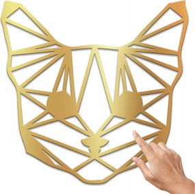 Geometrikus Fali Dekoráció Macska Geometrikus Állat Fa Stílusos