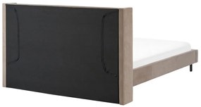 Franciaágy 180 cm Vue (szürkésbézs)  (ágyráccsal). 1076449