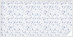 Öntapadós szélvédő furnér Adatvédelem Kék minták 200x100