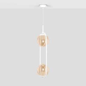KAJA K-5305 ALMA Glamour Függesztett Lámpa Fehér E14 IP20