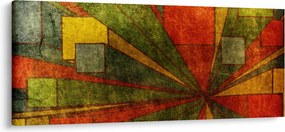 A geometriai absztrakció képe (120x50 cm)
