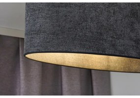 Duolla - Felületre szerelhető csillár OVAL 1xE27/15W/230V szürke