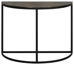 Bronzszínű fém konzolasztal 42x100 cm Peto – Light &amp; Living