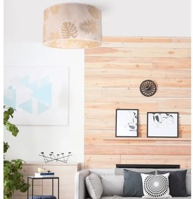 Duolla - Mennyezeti lámpa ARECA 1xE27/40W/230V átm. 45 cm réz/fehér