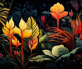 Poszter 60x50cm Trópusi szimfónia